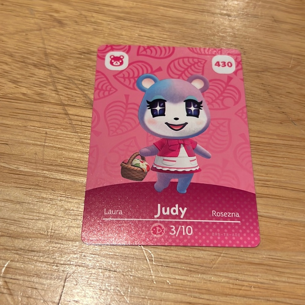 Animal Crossing Amiibo Judy
